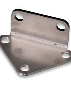 Angle plate SST at tube